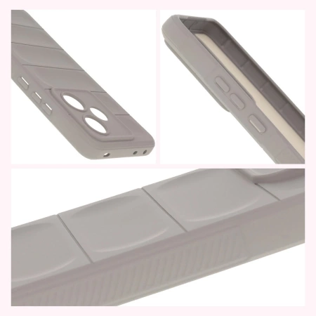 Pancerne etui Bizon Case Tur do Realme GT 7 / 7T, jasnoszare