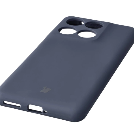 Silikonowe etui Bizon Soft Case do Motorola Edge 60 Fusion / 60, ciemnoniebieskie