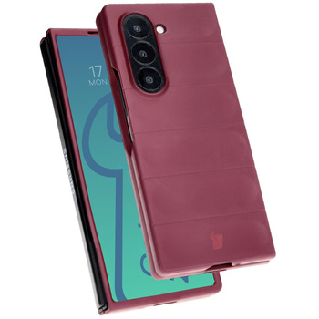 Pancerne etui Bizon Case Tur do Galaxy Z Fold6, burgundowe