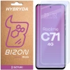 Elastyczne szkło hybrydowe Bizon Glass Mule Duo do Realme C71 4G, 2 sztuki