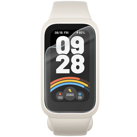 Folia hydrożelowa na ekran Bizon Glass Watch Hydrogel do Xiaomi Smart Band 9 Pro, 2 sztuki