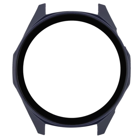 Etui ze szkłem do zegarka Bizon Case Watch Adamo do Huawei Watch GT6 46 mm, niebieskie