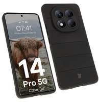 Pancerne etui Bizon Case Tur do Xiaomi Redmi Note 14 Pro 5G / Poco X7, czarne