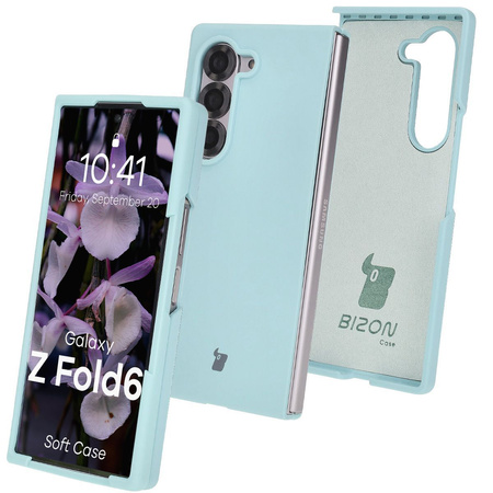 Silikonowe etui Bizon Soft Case do Galaxy Z Fold6, jasnoniebieskie