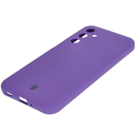 Silikonowe etui Bizon Soft Case do Galaxy M35 5G, fioletowe
