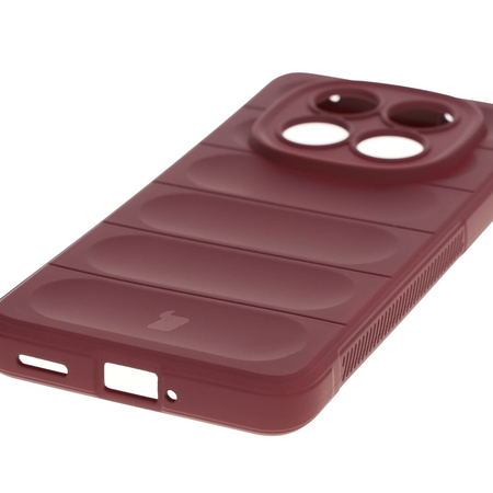 Pancerne etui Bizon Case Tur do Xiaomi Redmi Note 14 Pro Plus 5G, burgundowe