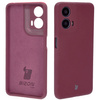 Silikonowe etui Bizon Soft Case do Motorola Moto G24 / G24 Power, ciemnofioletowe