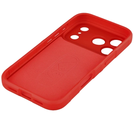 Pancerne etui Bizon Case Tur do iPhone 17 Pro, czerwone