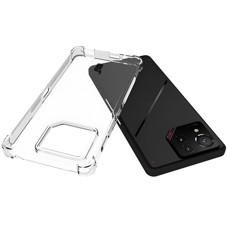 Elastyczne etui Bizon Case Salpa do Asus ROG Phone 9 / 9 Pro, przezroczyste
