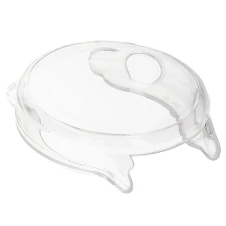 Etui z osłoną ekranu Bizon Case Watch Felipe do Garmin Vivoactive 6, przeźroczyste