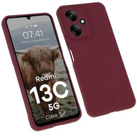 Pancerne etui Bizon Case Tur do Xiaomi Redmi 13C 5G, ciemnofioletowe