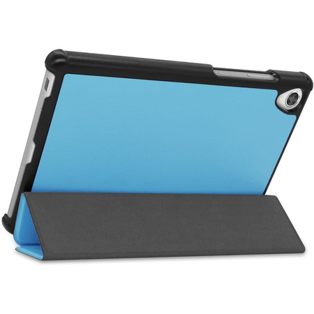Etui Bizon Case Tab Croc do Lenovo Tab M8 Gen 3, błękitne