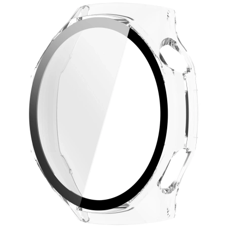 Etui ze szkłem do zegarka Bizon Case+Glass Watch do Huawei Watch GT6 Pro 46 mm, przeźroczyste