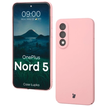 Etui Bizon Case Łupka do OnePlus Nord 5, różowe