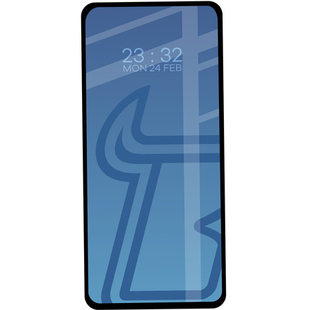 Szkło hartowane Bizon Glass Edge 3D do Oppo Find X8 Pro, czarna ramka