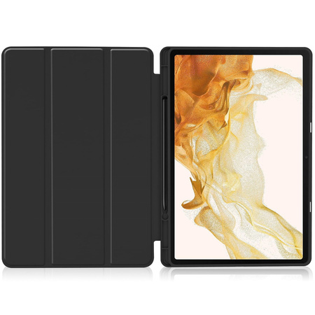 Etui Bizon Case Tab Lizard do Samsung Galaxy Tab S10 Plus / S9 Plus, czarne