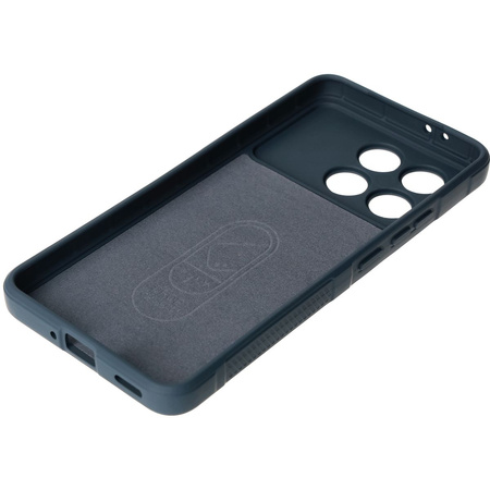 Pancerne etui Bizon Case Tur do Xiaomi Poco F6 Pro, granatowe