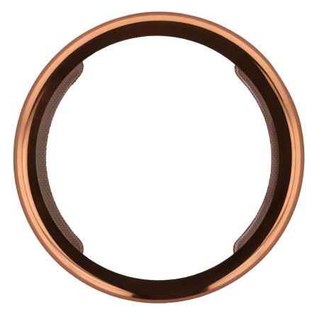 Etui z osłoną ekranu Bizon Case Watch Felipe do Xiaomi Watch S4 41 mm, różowozłote