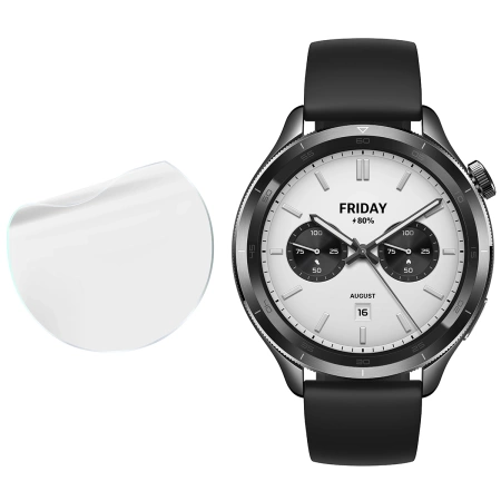Folia hydrożelowa na ekran Bizon Glass Watch Hydrogel Duo do Xiaomi Watch S4, 2 sztuki