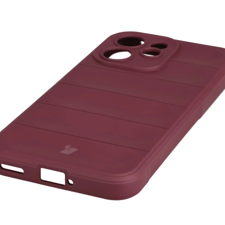 Pancerne etui Bizon Case Tur do Oppo Reno 15 F / FS, burgundowe