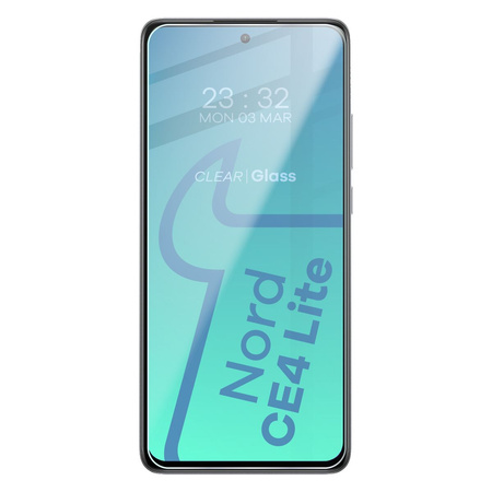 Etui + 2x szkło Bizon Case Clear Pack do OnePlus Nord CE4 Lite 5G, przezroczyste