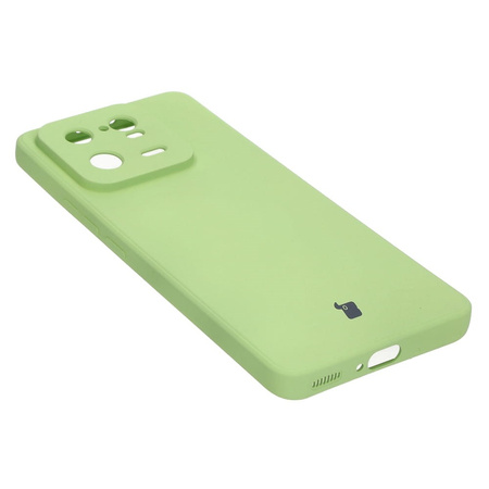 Etui Bizon Case Silicone Sq do Xiaomi 13 Pro, jasnozielone