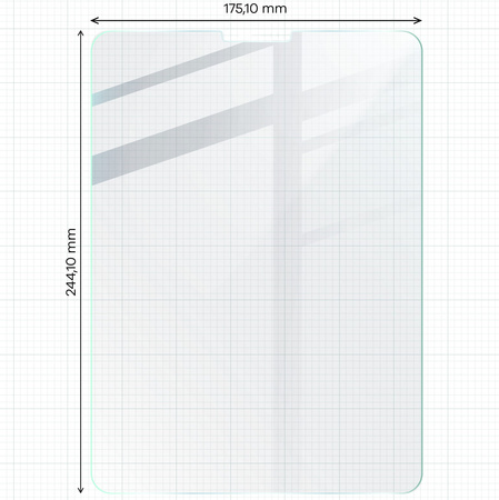 Szkło hartowane Bizon Glass Tab Clear do iPad Pro 11 2022/2021/2020/2018/AIR 6/5/4, 2 sztuki