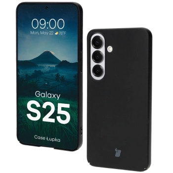 Etui Bizon Case Łupka do Galaxy S25, czarne
