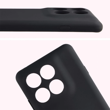 Silikonowe etui Bizon Soft Case do Motorola Edge 60 Pro, czarne