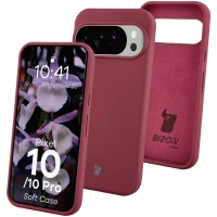 Silikonowe etui Bizon Soft Case do Google Pixel 10 / 10 Pro, ciemnofioletowe