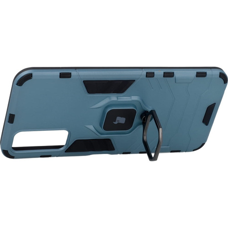 Etui Bizon Case Armor Ring do Vivo Y11S / Y20, niebieskie