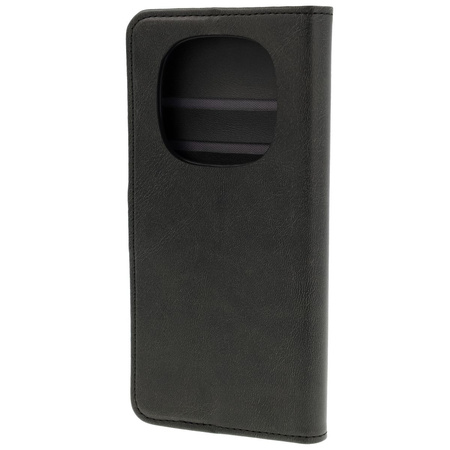 Etui z klapką Bizon Case Pocket do Xiaomi Redmi Note 14 Pro 4G, czarne