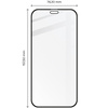 Szkło hartowane Bizon Glass Edge do iPhone 12 Pro Max, czarne