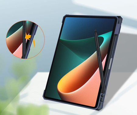 Etui Bizon Case Tab Clear Matt do Xiaomi Pad 5 / 5 Pro 11.0, granatowe