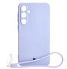 Etui Bizon Case Silicone do Galaxy A35 5G, jasnofioletowe