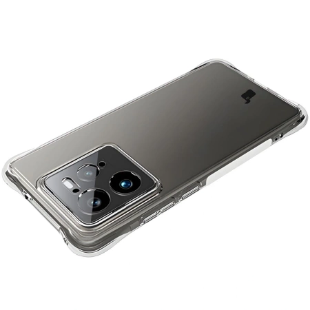 Elastyczne etui + 2x folia na ekran Bizon Case Clear Pack do Realme GT 7 Pro