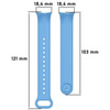 Pasek Bizon Strap Watch Dots do Xiaomi Mi Smart Band 8, niebieski