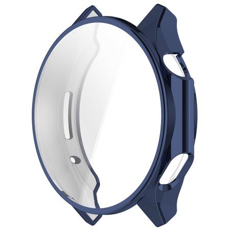 Etui z osłoną ekranu Bizon Case Watch Felipe do OnePlus Watch 3 / Oppo Watch X2, niebieskie