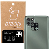Szkło na aparat Bizon Glass Silk Lens dla Moto G9 Power, 2 sztuki