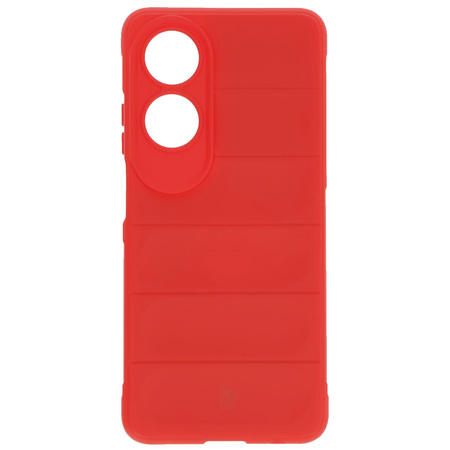 Pancerne etui Bizon Case Tur do Oppo A60 4G, czerwone