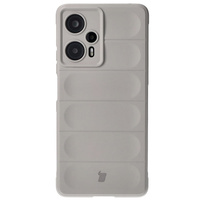 Pancerne etui Bizon Case Tur do Xiaomi Poco F5, jasnoszare