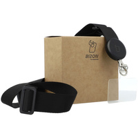 Smyczka do telefonu Bizon Accessories Leash Dragonfly, czarna