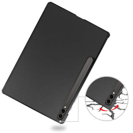 Etui Bizon Case Tab Croc do Samsung Galaxy Tab S10 Plus / S9 Plus, czarne