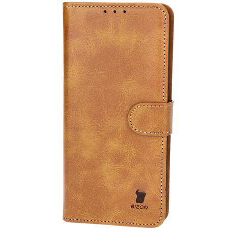 Etui z klapką Bizon Case Pocket do OnePlus Nord CE4 Lite 5G, brązowe