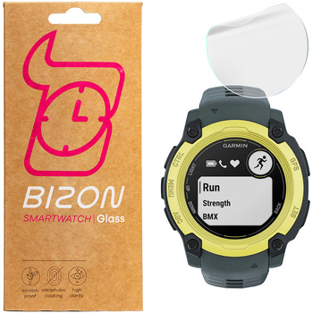 Folia hydrożelowa na ekran Bizon Glass Watch Hydrogel Duo do Garmin Instinct E 40 mm, 2 sztuki