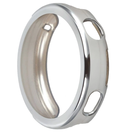 Etui z osłoną ekranu Bizon Case Watch Felipe do Huawei Watch GT6 41 mm, srebrne