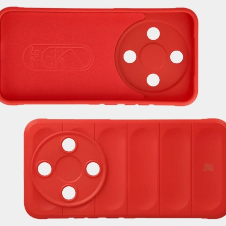 Pancerne etui Bizon Case Tur do Honor Magic8 Lite, czerwone