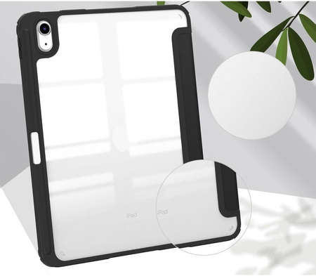 Etui Bizon Case Tab Clear Matt do Apple iPad 10 10.9 2022, czarne