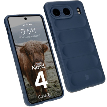 Pancerne etui Bizon Case Tur do OnePlus Nord 4, granatowe
