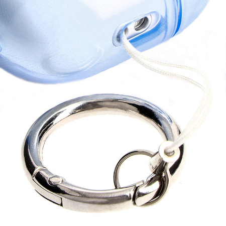 Etui Bizon Case Headphone Clear do Airpods Pro 2, przezroczysto-niebieskie